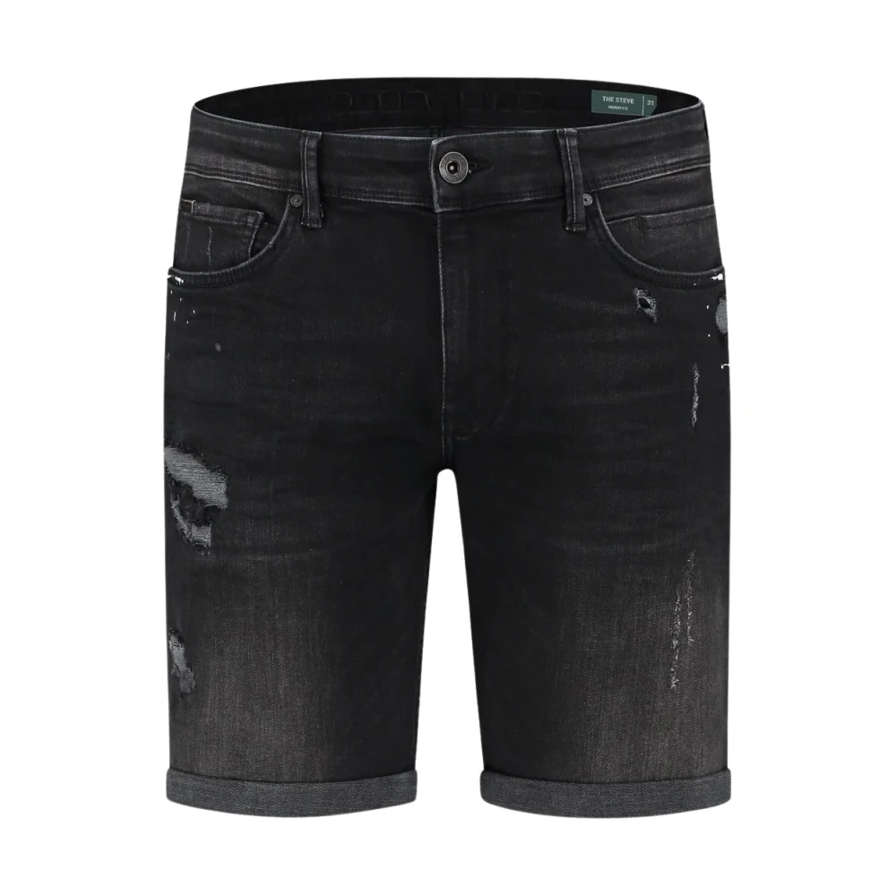Pure Path Donkergrijze Steve Stijlvolle Jas Black Heren