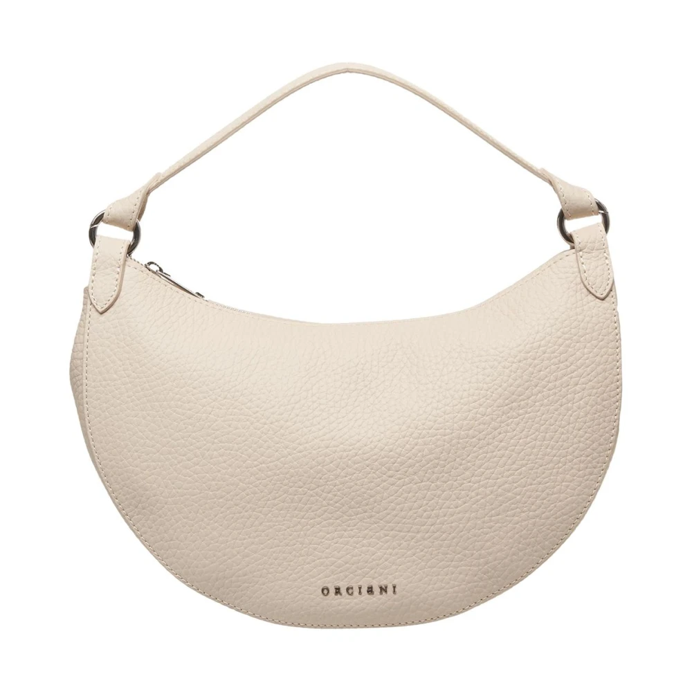 Orciani Beige Leren Schoudertas Beige Dames