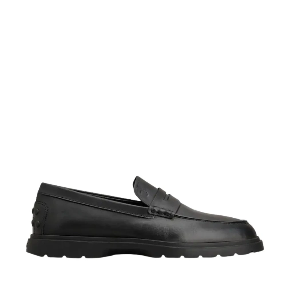 Tod's Men's Black Loafers, 10 Uk, Gommino Loafer