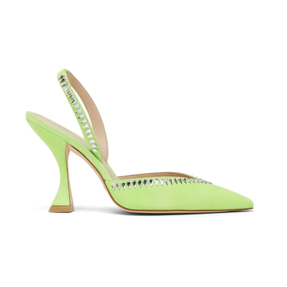 Stuart Weitzman Kristall Accent Slingback Pump Yellow, Dam