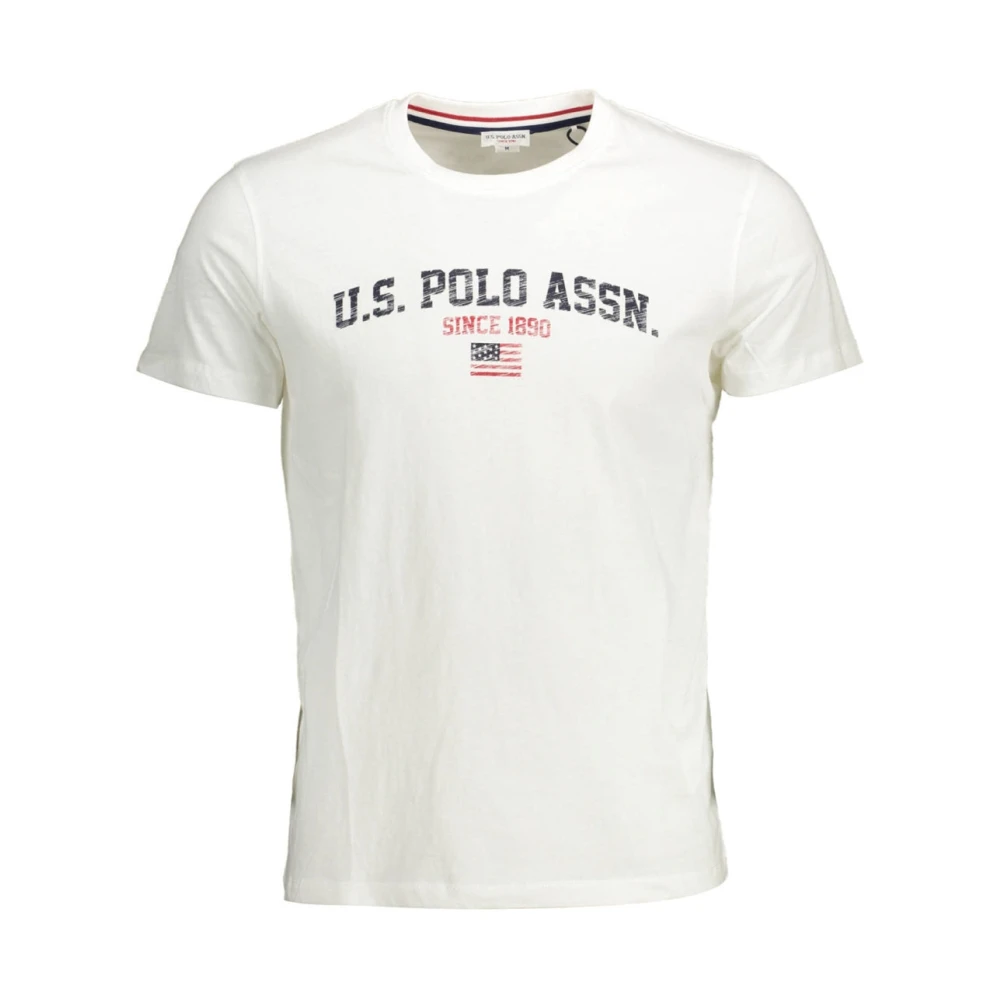 U.s. Polo Assn. Hombre Blanco Camisetas, Talla: 2XL