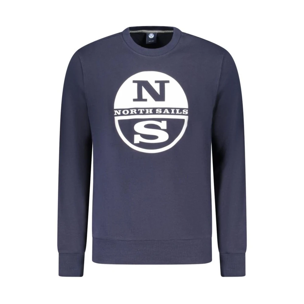 North Sails Cotton Relaxed Fit Sweatshirt - Male - Sweatshirts - Blue - Xl - Sweatshirts & Hoodies