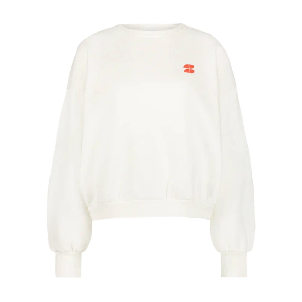 By-Bar Bibi Grote Sweater Woordenboek White Dames