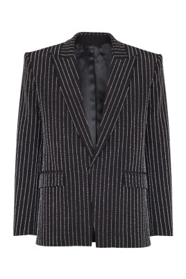 veste-1-bouton-en-laine-a-rayures-avec-crystal
