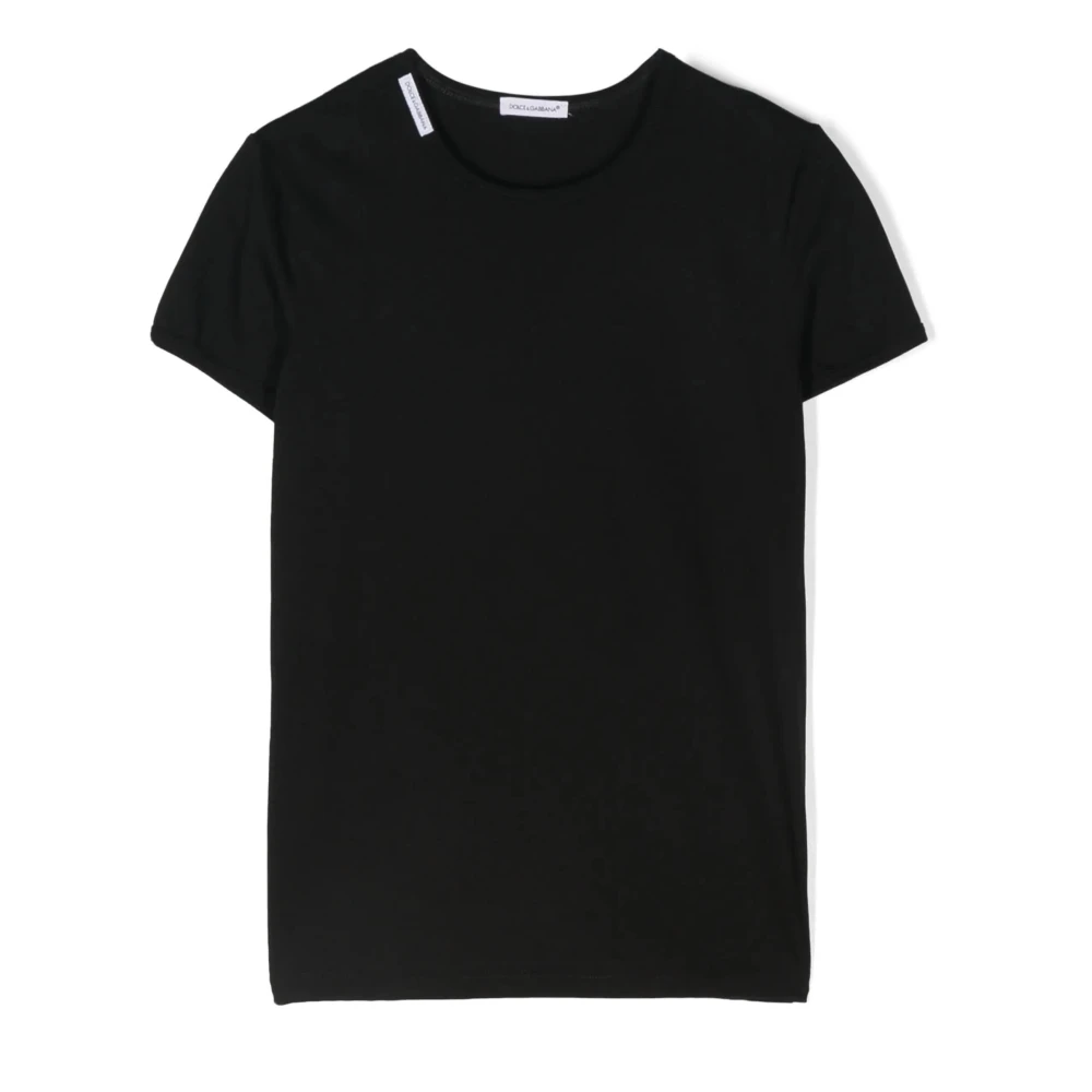 Dolce & Gabbana Svart T-shirt 2-pack Black, Pojke