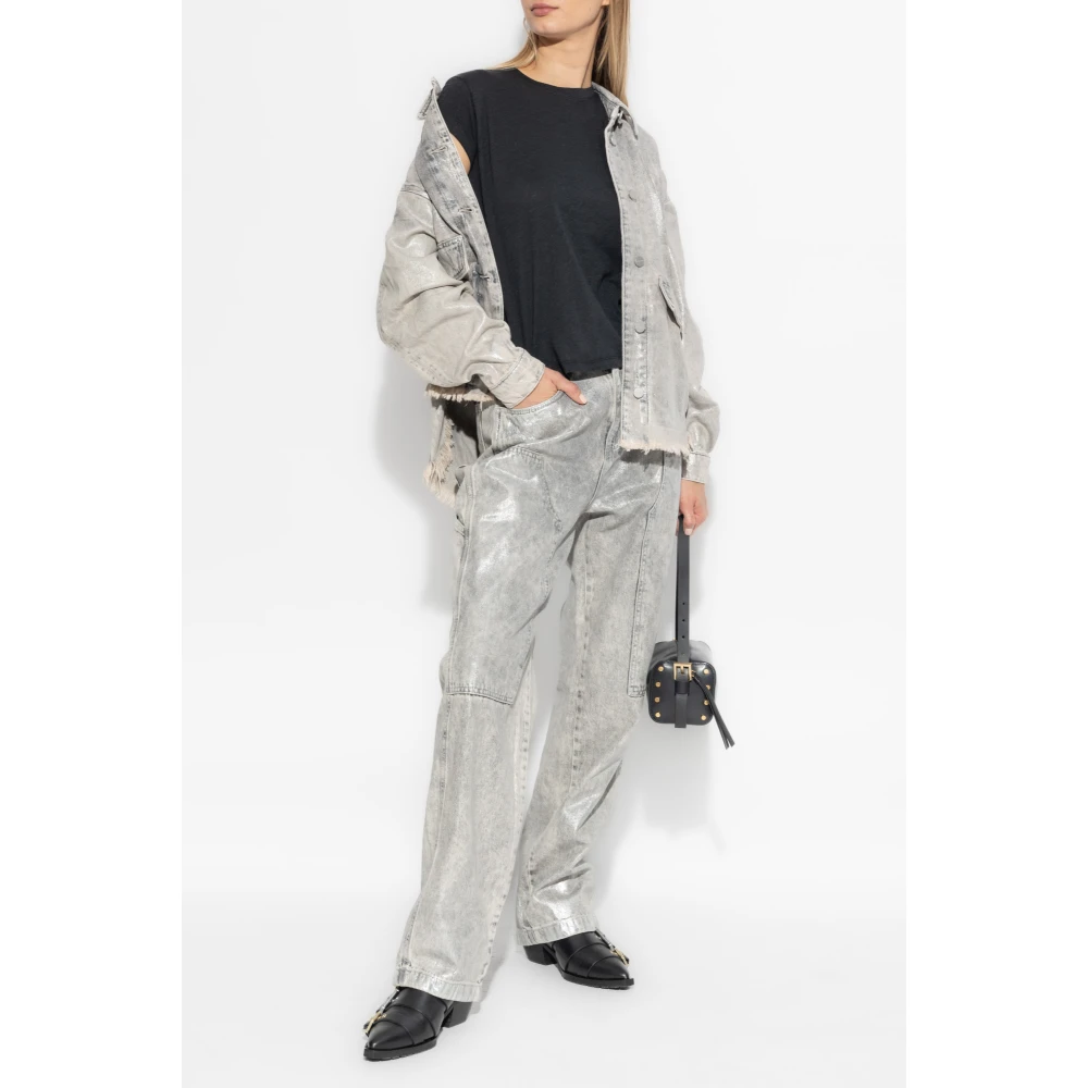 AllSaints Denim jas Hettie Gray Dames