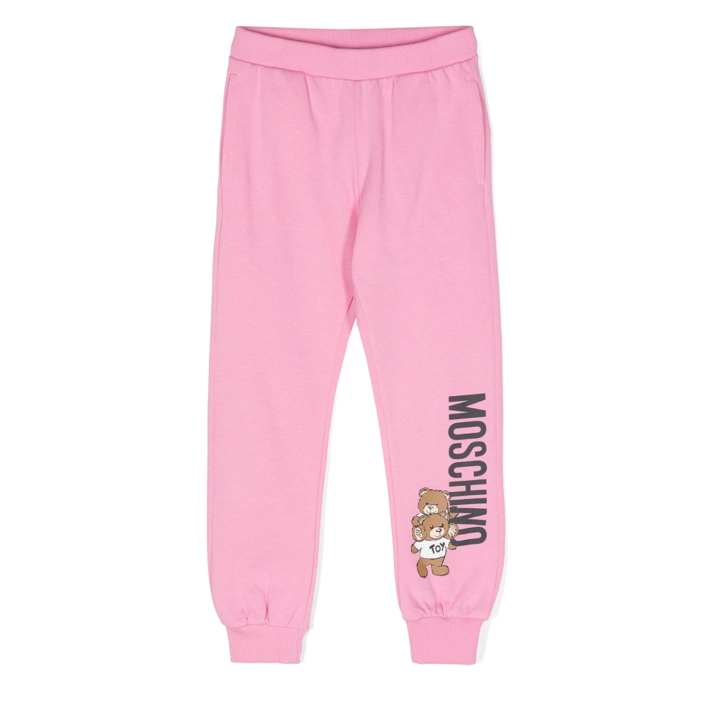 Moschino Teddy Bear Logo Rosa Byxor Pink, Pojke