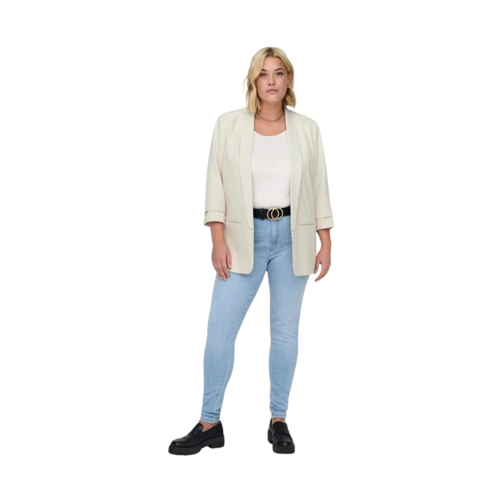 Only Carmakoma Moonbeam Life Blazer White Dames