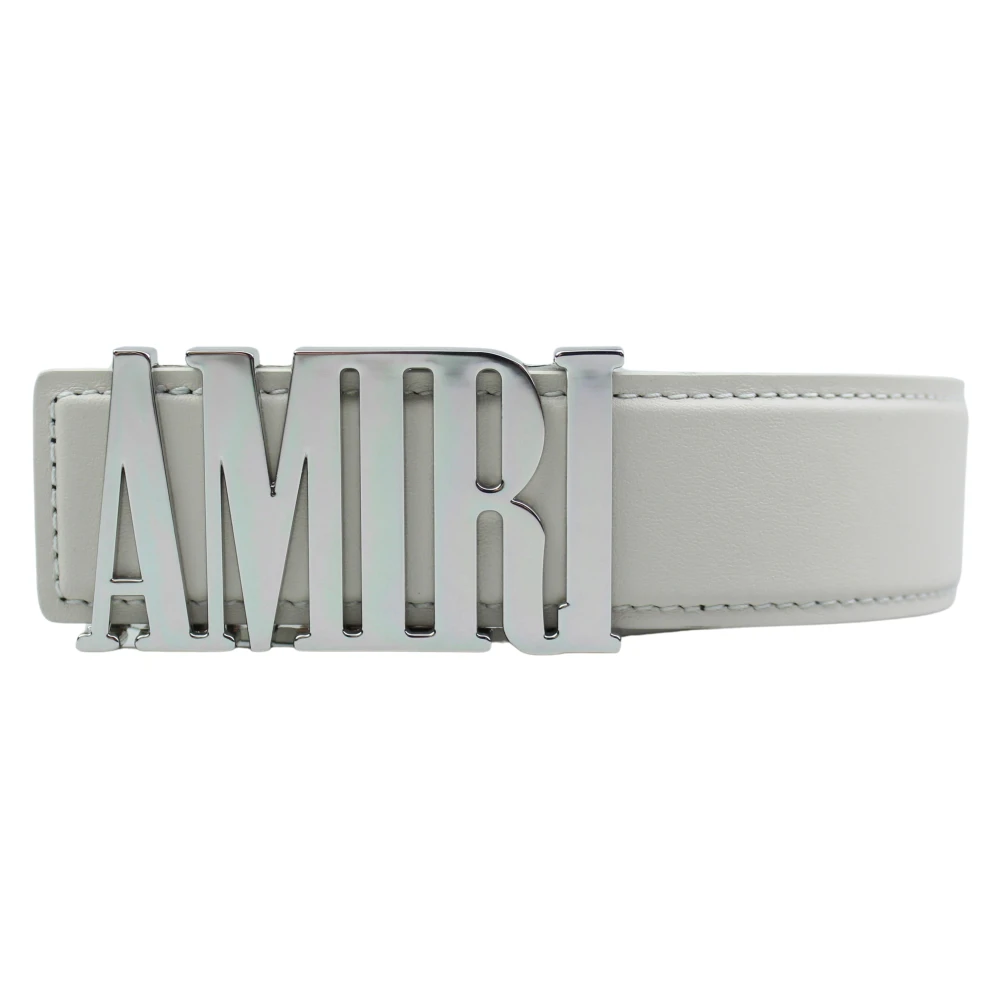 Amiri Nappa MA 4CM Belt White Heren