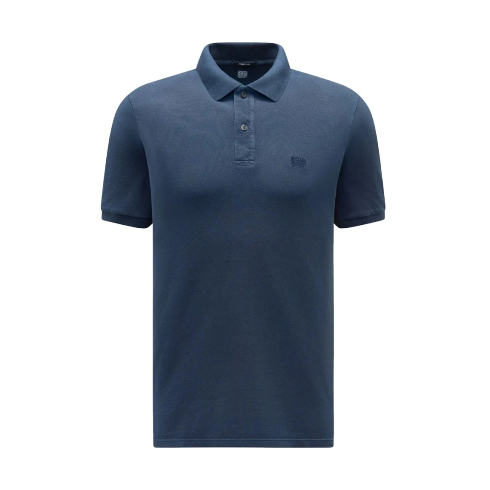 C.p. Company Men's Blue Polo Shirts, Xl, Polo