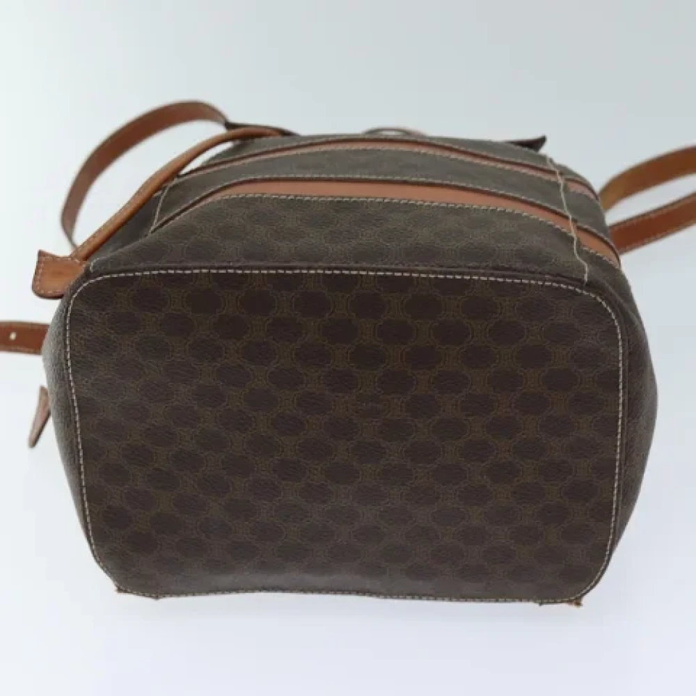 Celine Vintage Pre-owned Leather shoulder-bags Brown Dames