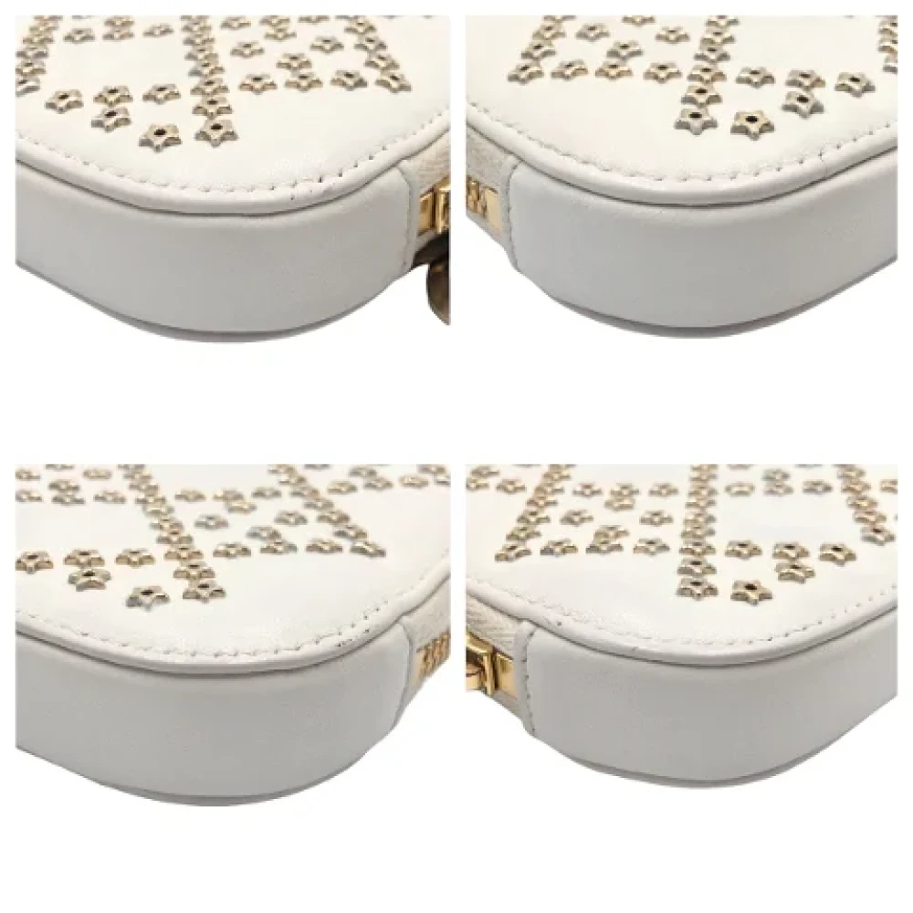 Dior Vintage Pre-owned Leather dior-bags White Dames