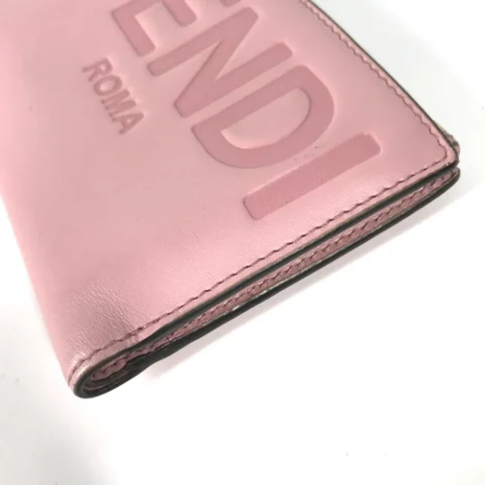 Fendi Vintage Pre-owned Leather wallets Pink Dames
