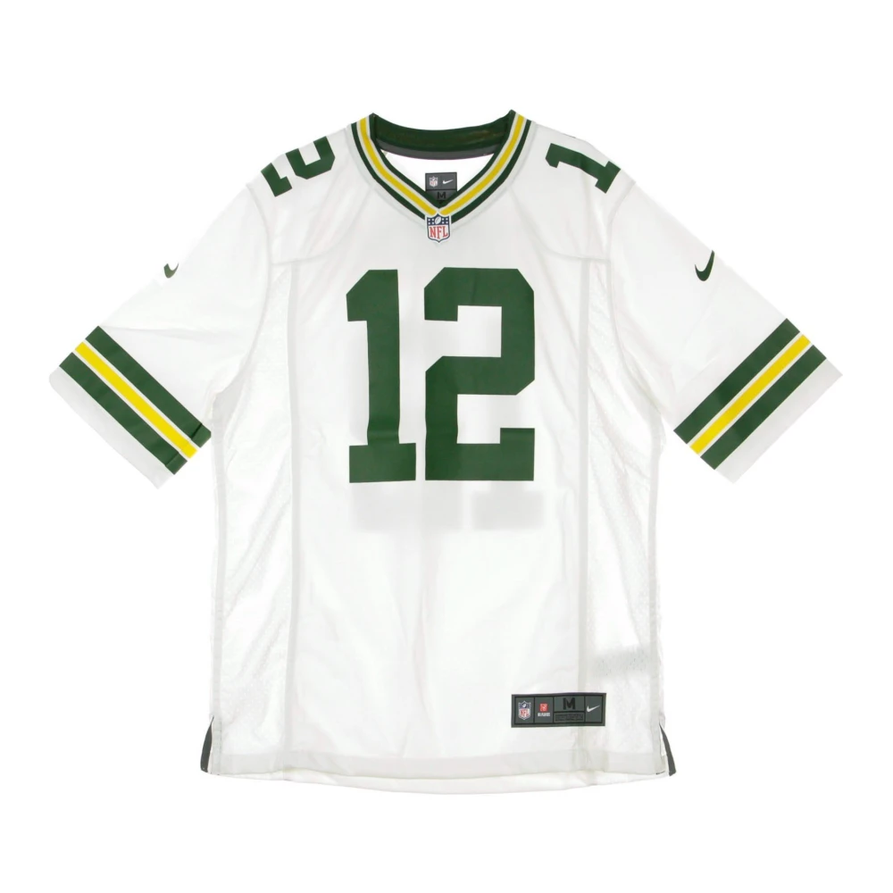Nike NFL Game Road Jersey No12 Rodgers White Heren