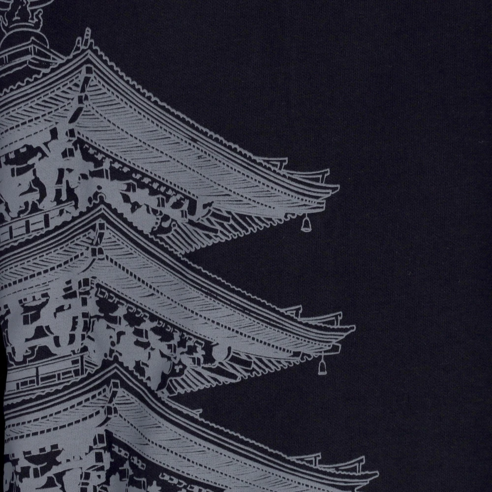 Dolly Noire Tokyo Zwarte Hoodie Heren Sweatshirt Black Heren