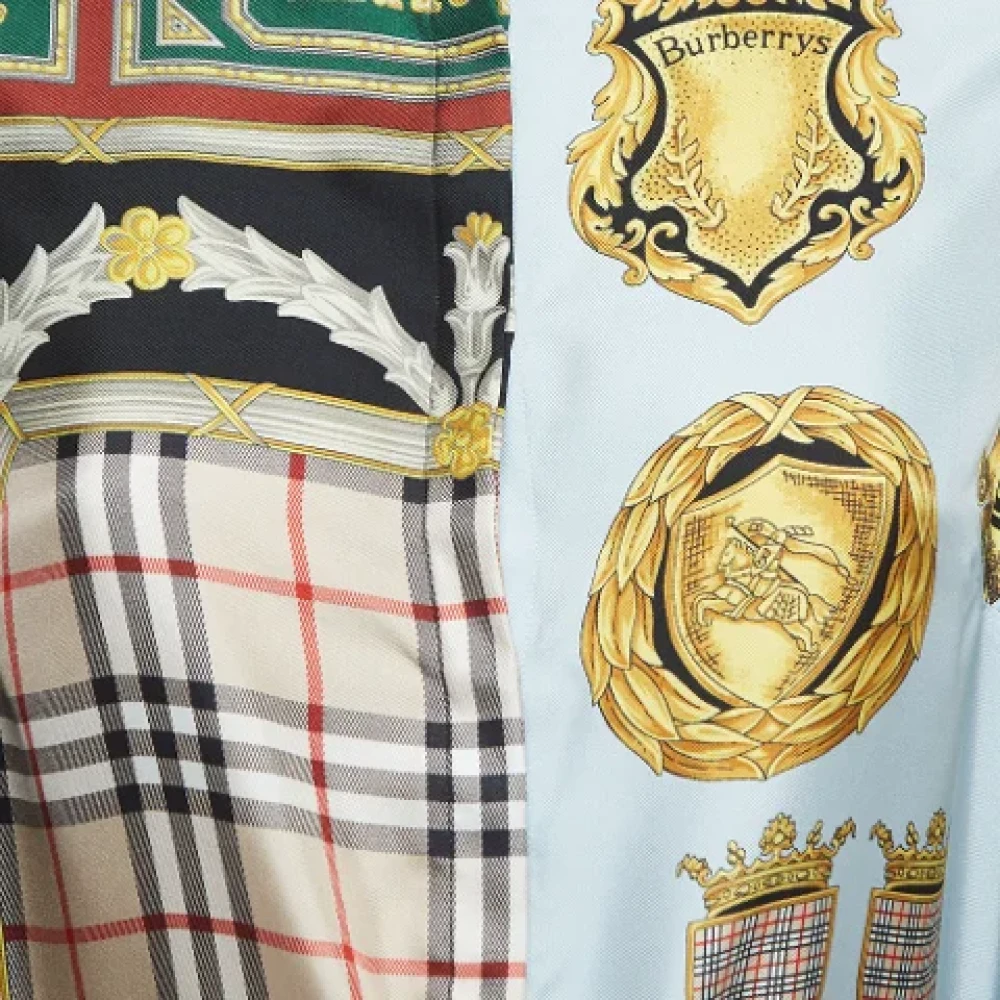 Burberry Vintage Pre-owned Silk dresses Multicolor Dames