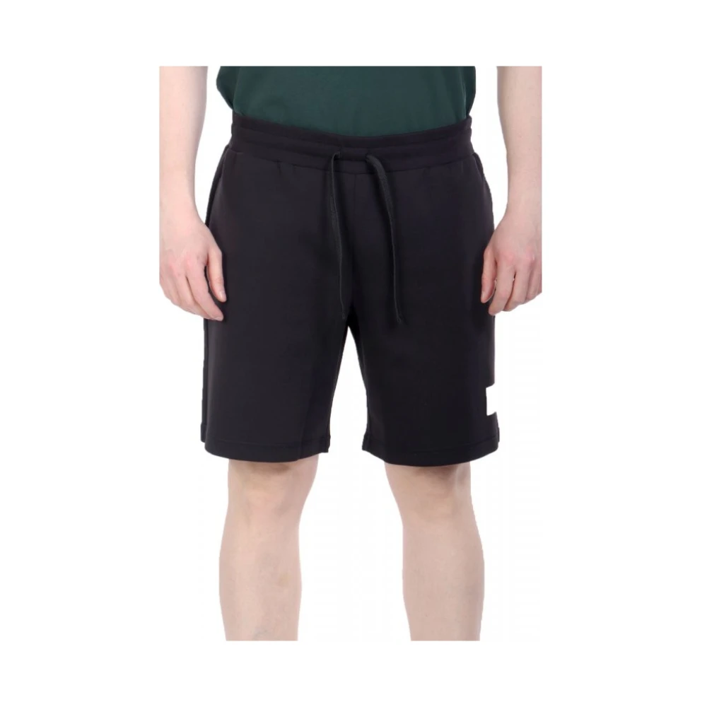 Emporio Armani Ea7 Uomo Nero Pantaloncini, M, New,