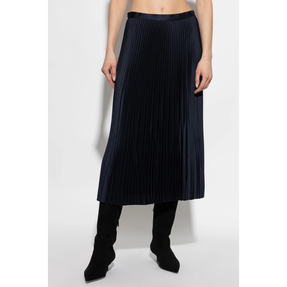 Theory Geplooide rok Blue Dames