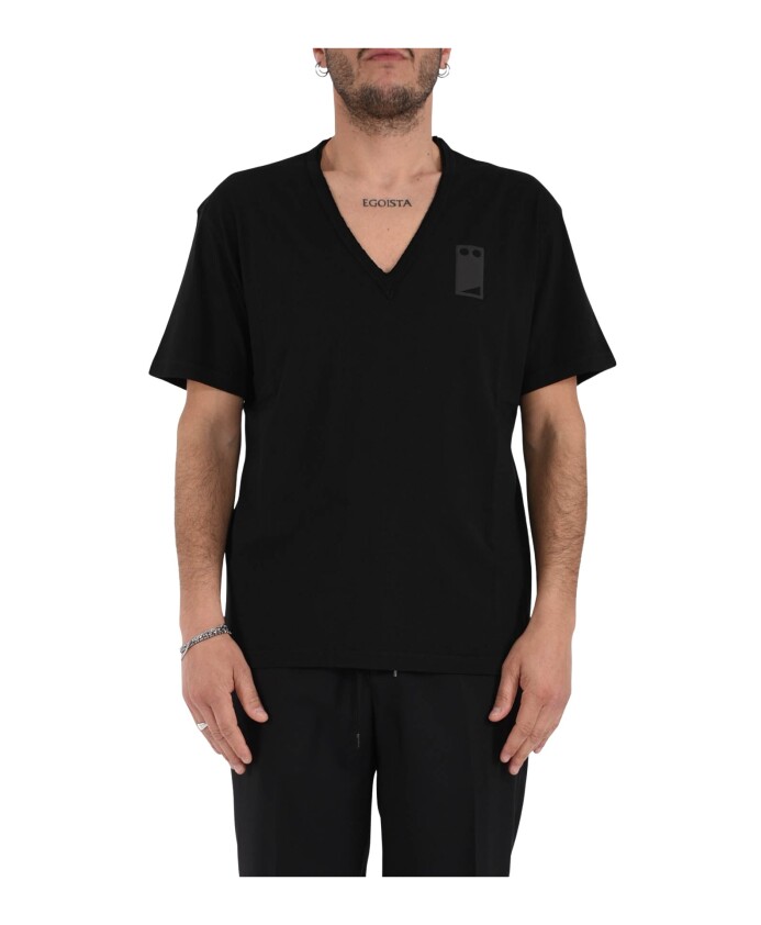 t-shirt-en-coton-col-en-v-coupe-reguliere