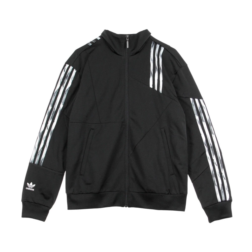 Adidas Zwart Track Jacket met Firebird Design Black Dames