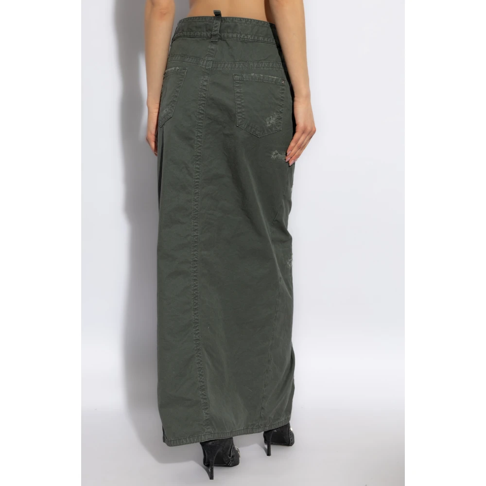 Dsquared2 Rok met logo Green Dames