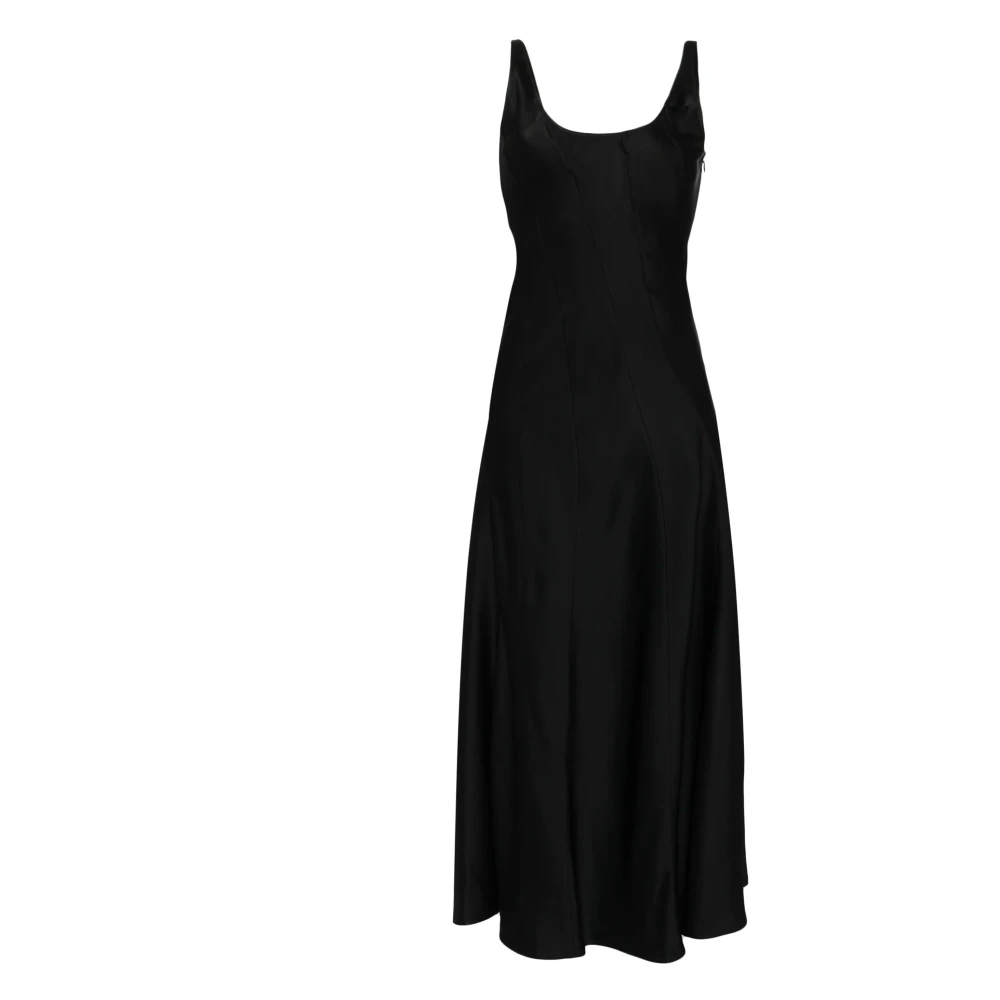 Jil Sander Elegante Jurk 001 Black Dames