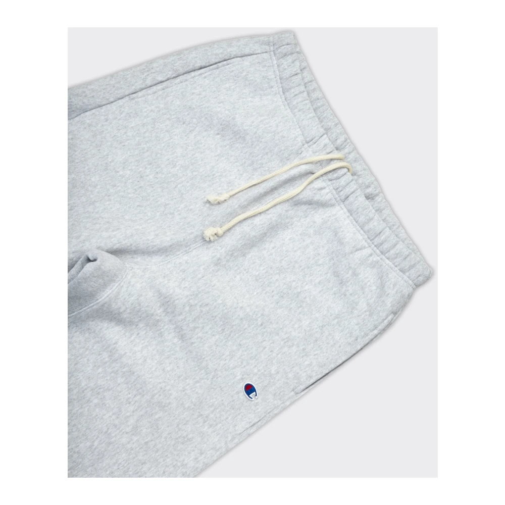 Champion Reverse Weave Grijze Straight Hem Broek Gray Heren