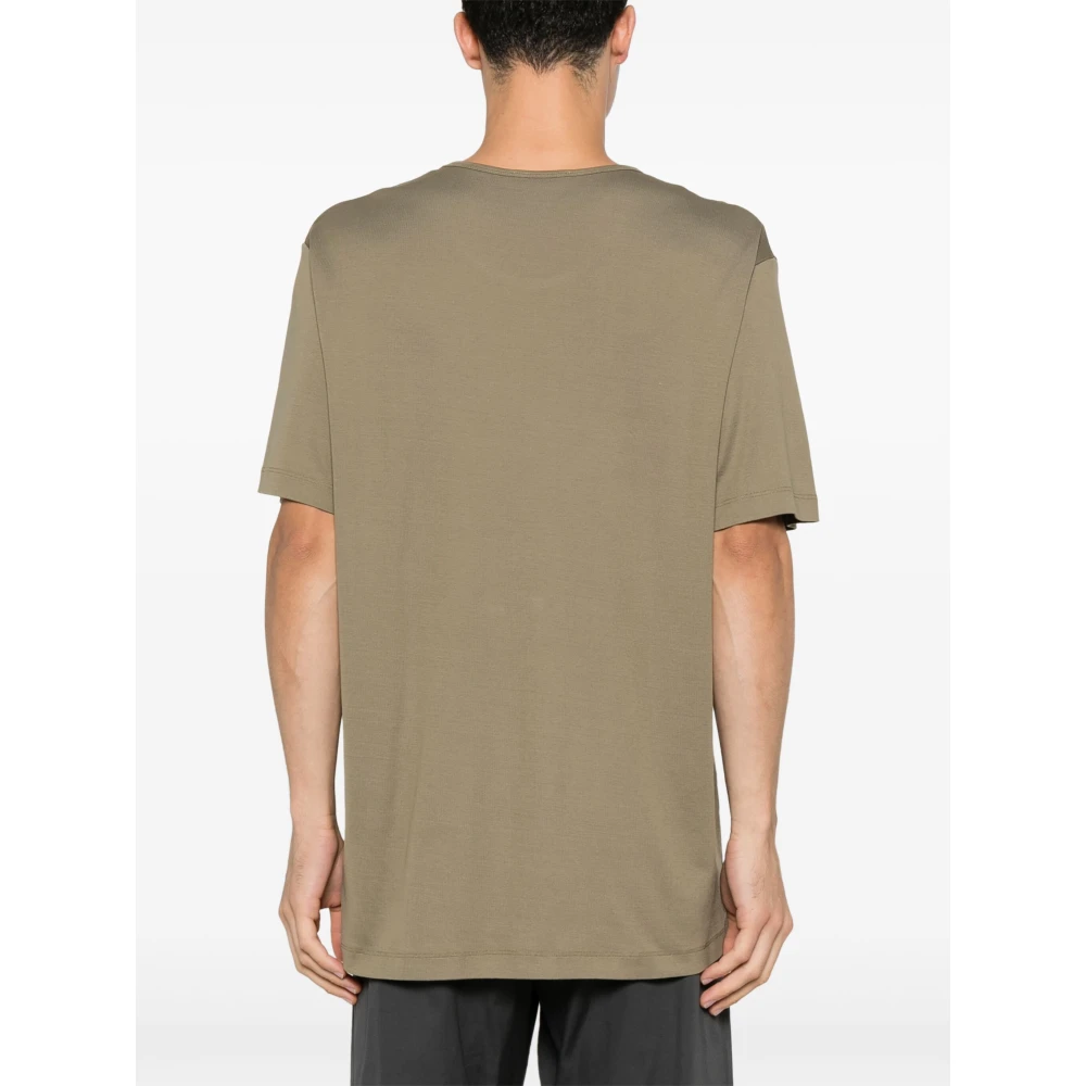 Lemaire Casual Katoenen T-shirt Green Heren