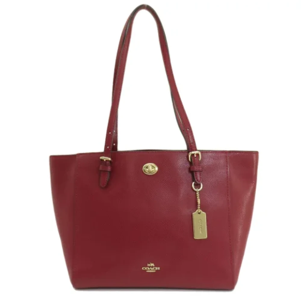 Coach Pre-owned Fabric totes Brown Dames