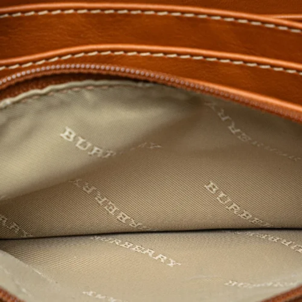 Burberry Vintage Pre-owned Leather wallets Brown Dames