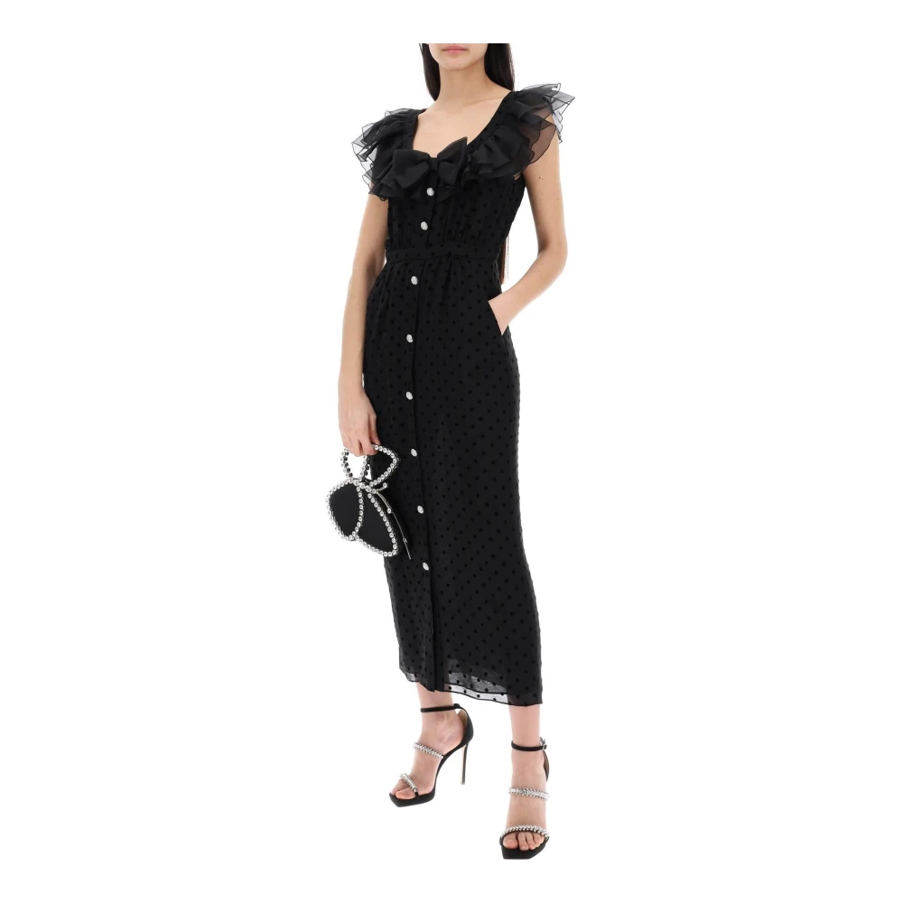 Alessandra Rich Maxi Dresses Black Dames