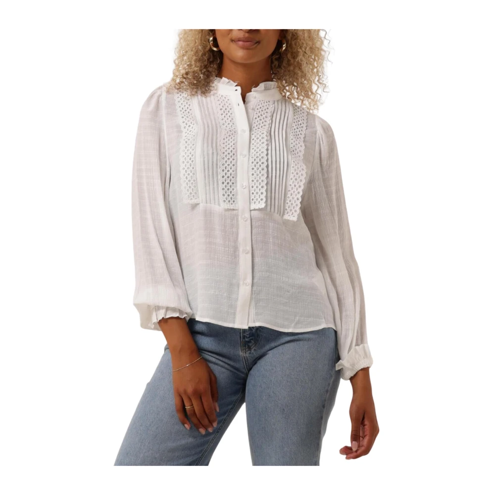 Lollys Laundry Elegante Witte Blouse Arielll Shirtls White Dames