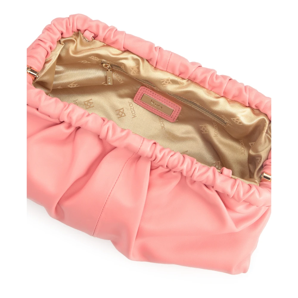 Kazar Roze leren etui tas Pink Dames