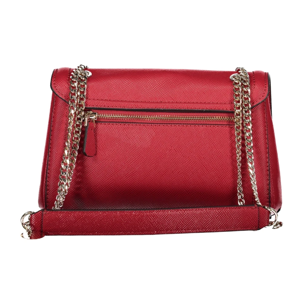 Guess Rode Noelle Ketting Schoudertas Red Dames