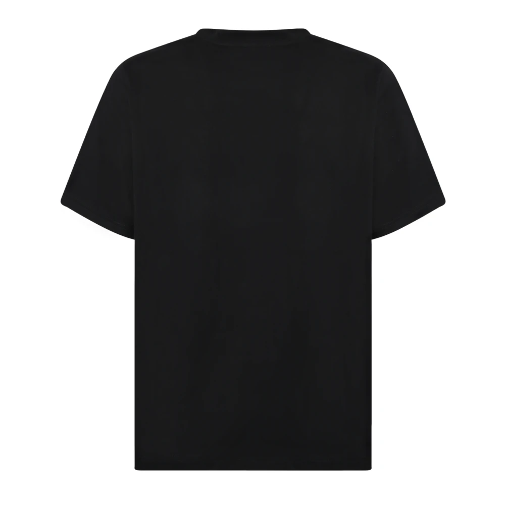 Casablanca Rood en wit diamantlogo T-shirt Black Heren