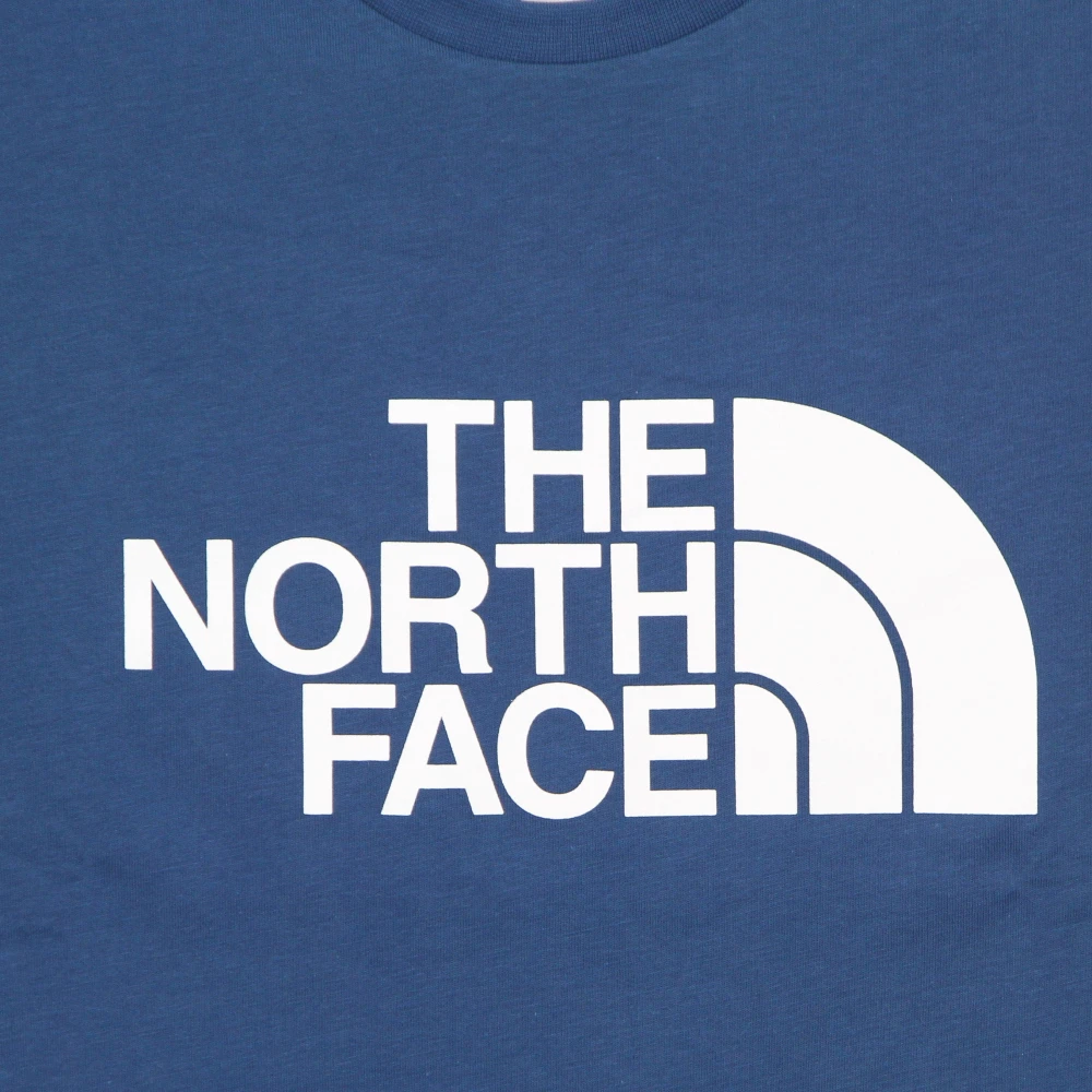 The North Face Blauw Heren Tee Korte Mouw Shirt Blue Heren