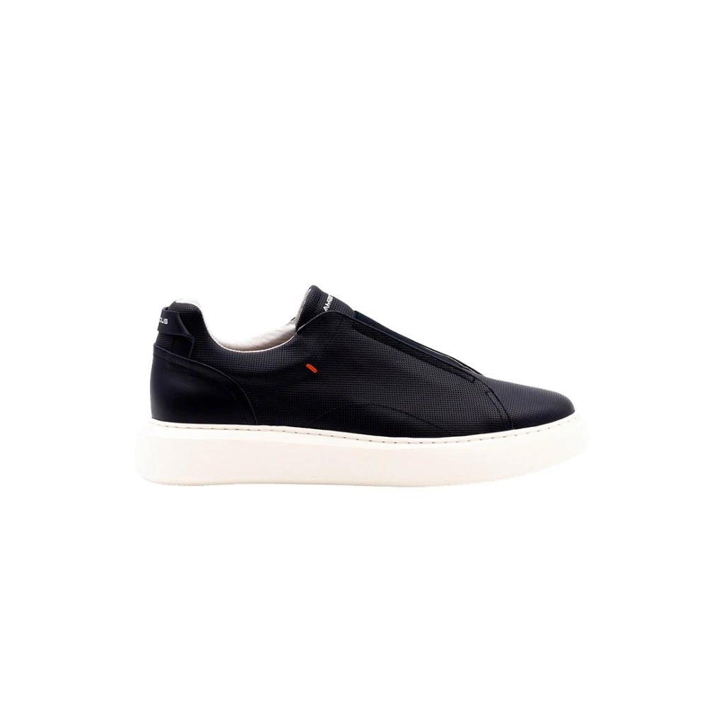 Ambitious Minimalistische Leren Instap Sneaker Heren Schoenen Blauw