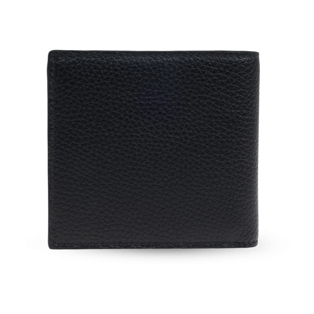 Bally Leren portemonnee Black Heren