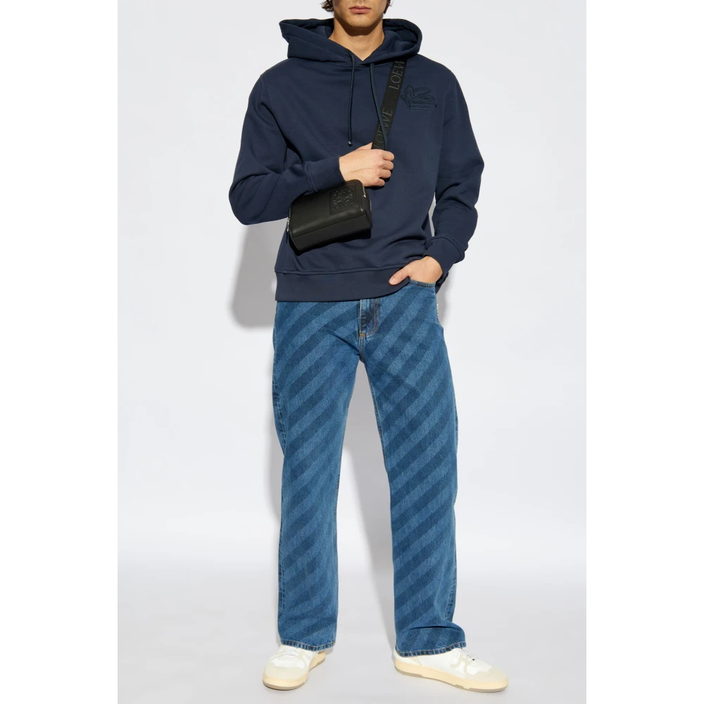 ETRO Hoodie Blue Heren