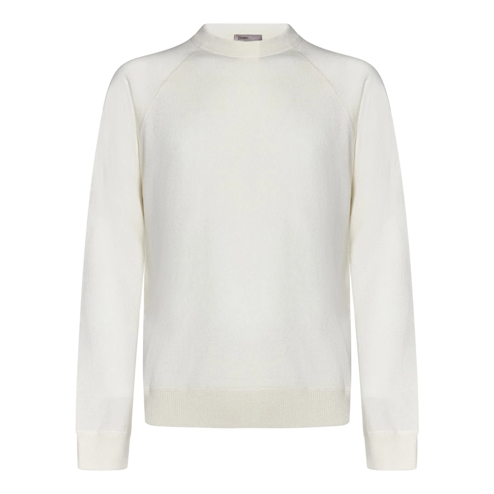 Herno Cashmere Crewneck Trui White Heren