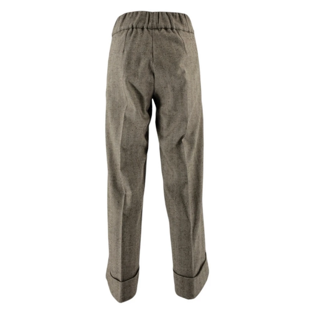 D.Exterior Grijze Cropped Broek voor Vrouwen Gray Dames