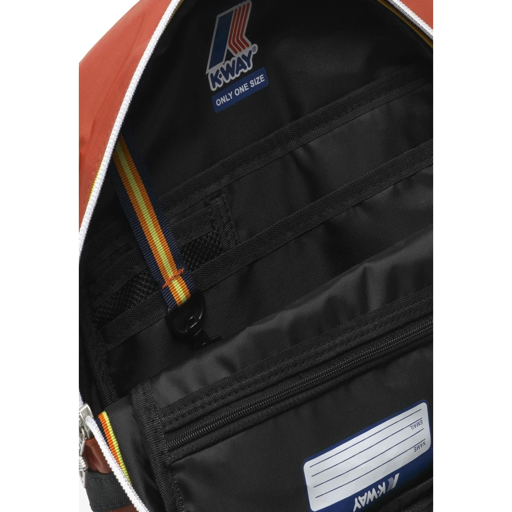 K-way Waterdichte rugzak met gewatteerde banden Red Unisex