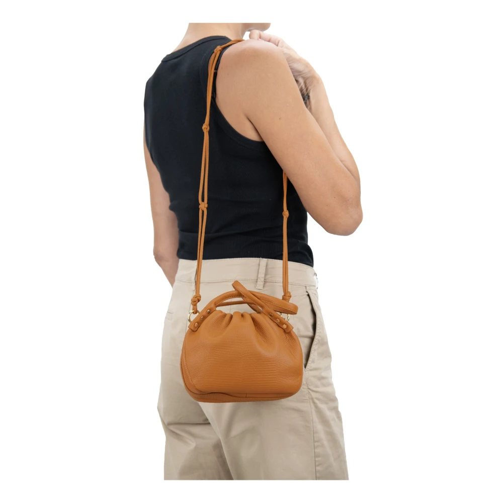 Zanellato Elastische Schoudertas Nanai Design Orange Dames