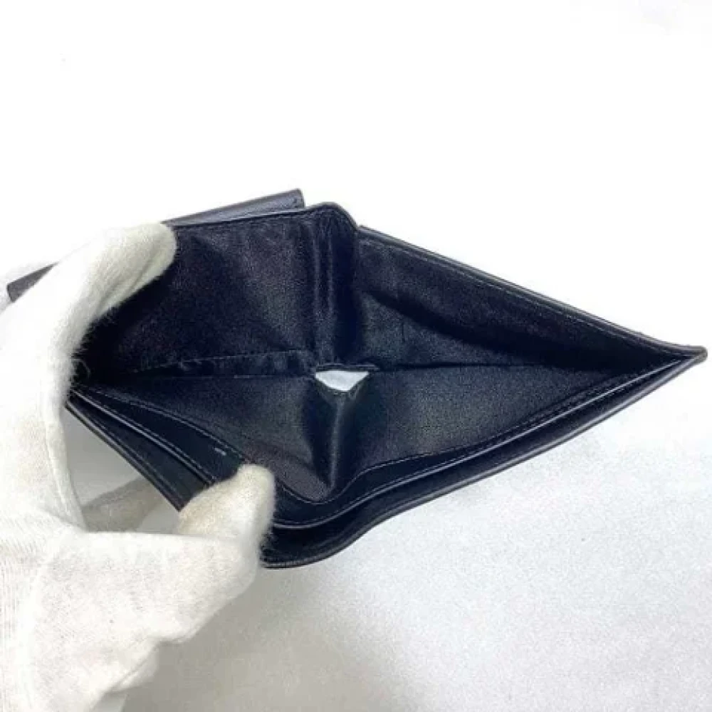 Loewe Pre-owned Leather wallets Black Dames