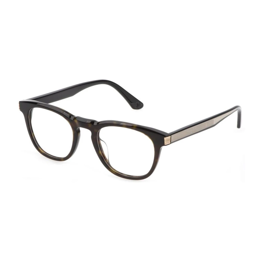 Police Bruine Plastic Wijzerplaat Frames voor Mannen Brown Heren