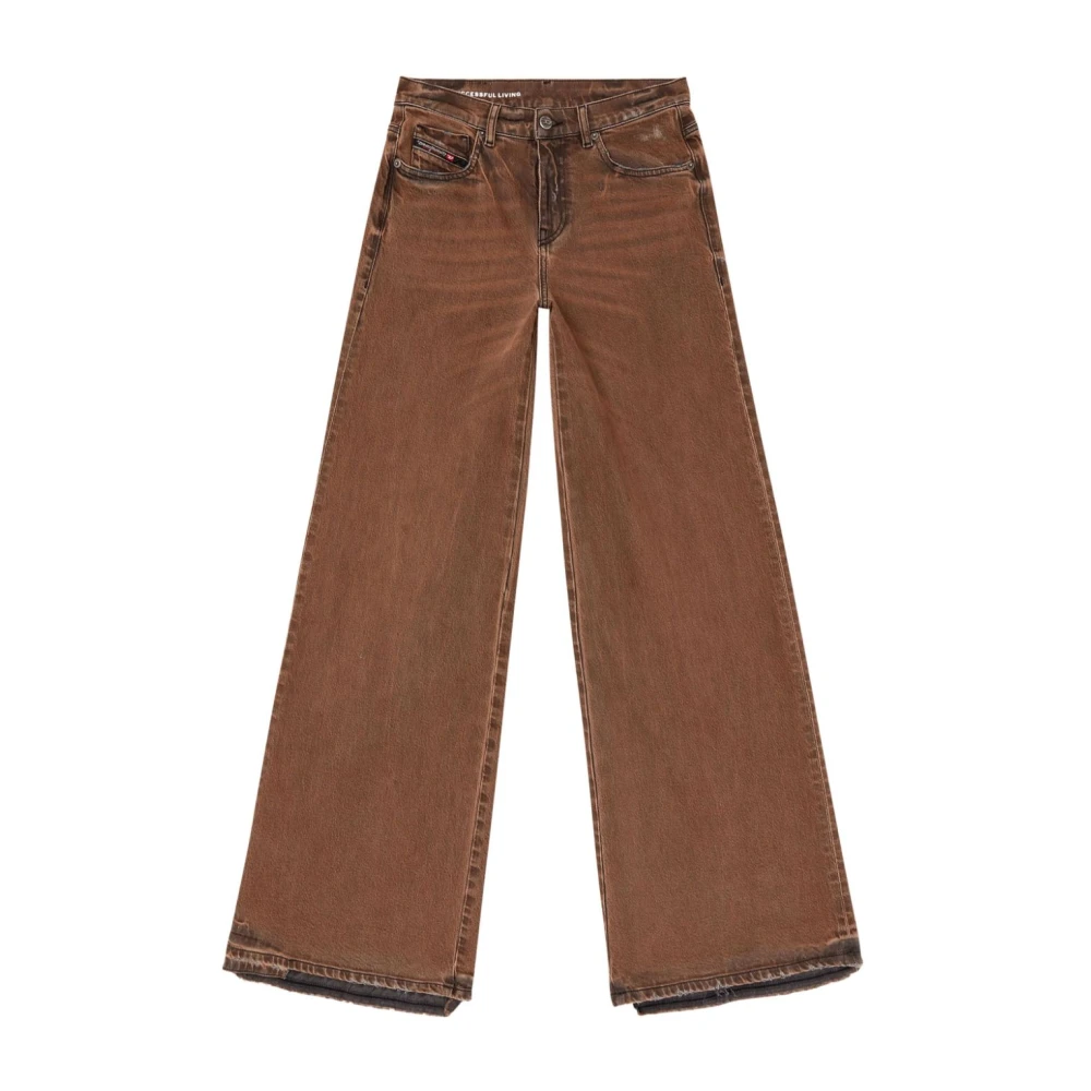 Diesel Beige Jeans voor Vrouwen Ss25 Brown Dames