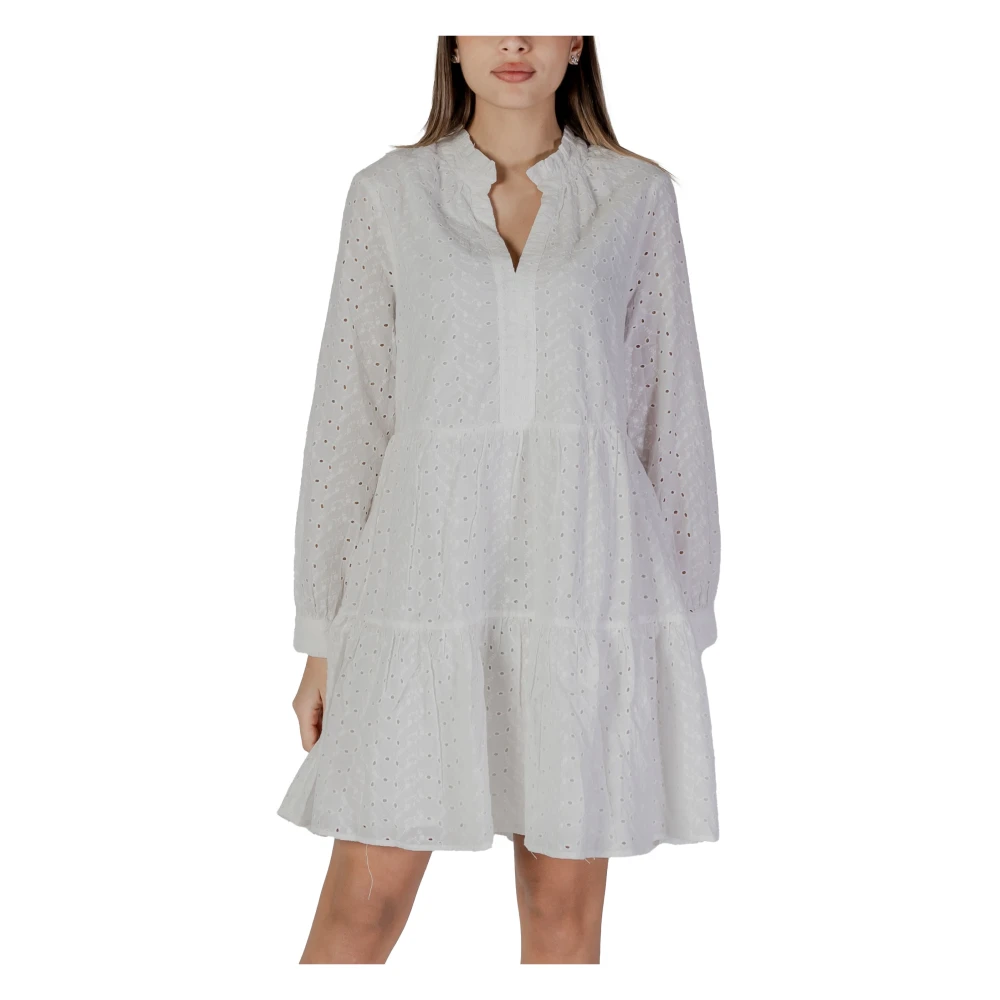 b.Young Lente Zomer Katoenen Jurken Collectie voor vrouwen White Dames