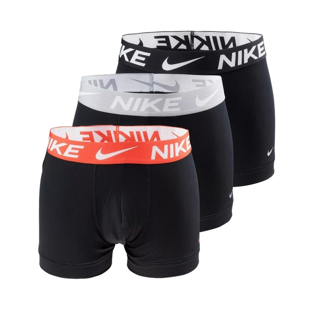 Nike Men's Black Bottoms,, Boxer Briefs 3-Pack Large
