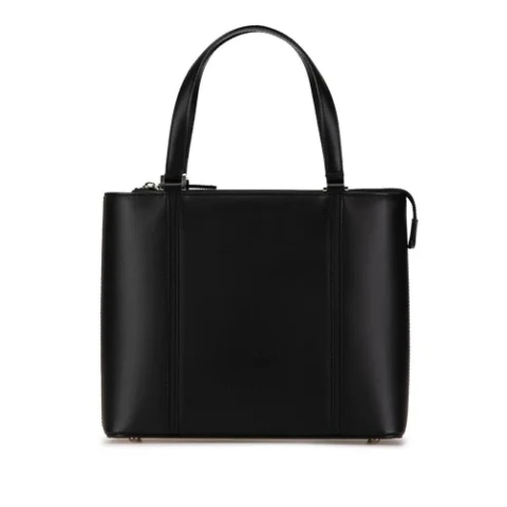 Burberry Vintage Pre-owned Leather handbags Black Dames