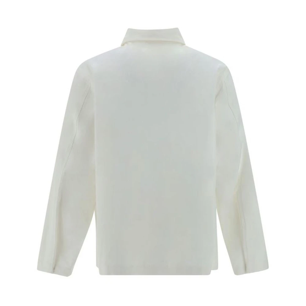 Valentino Denim jack met metallic detail White Heren